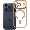 Dėklas Oem Case for iPhone 18 Pro / 17 Pro Electro Mag Cover compatible with MagSafe auksinis