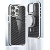 Dėklas Oem Case for iPhone 17 Pro / 18 Pro Fiber compatible with MagSafe juodas