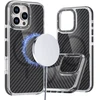Dėklas Oem Case for iPhone 17 Pro / 18 Pro Fiber compatible with MagSafe juodas