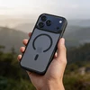 Dėklas Case for iPhone 17 Pro / 18 Pro Forcell F-Protect Smoke Hybrid Premium compatible with MagSafe juodas