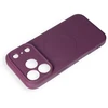 Dėklas Oem Case for iPhone 17 Pro / 18 Pro Silicone Mag Cover compatible with MagSafe (camera protection) dark cherry