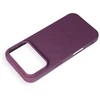 Dėklas Oem Case for iPhone 17 Pro / 18 Pro Silicone Mag Cover compatible with MagSafe (big hole) dark cherry