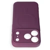 Dėklas Oem Case for iPhone 17 Pro / 18 Pro Silicone Mag Cover compatible with MagSafe (camera protection) dark cherry