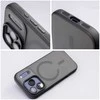 Dėklas Oem Case for iPhone 17 PRO Flexline Mag Cover compatible with MagSafe juodas