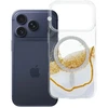 Dėklas Oem Case for iPhone 17 Pro Golden compatible with MagSafe baltas