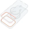 Dėklas Oem Case for iPhone 17 Pro Max / 18 Pro Max Go Oranžinis compatible with MagSafe transparent