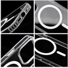 Dėklas Oem Case for iPhone 17 Pro Max / 18 Pro Max Drop Glue Colorful Ring Mag Cover compatible with MagSafe baltas