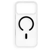 Dėklas Oem Case for iPhone 17 Pro Max / 18 Pro Max Drop Glue Colorful Ring Mag Cover compatible with MagSafe juodas