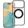 OEM dėklas, skirtas „iPhone 17 Pro Max / 18 Pro Max“ (žemas kameros kraštas), apvalus stovas, suderinamas su „MagSafe“ ir juodas