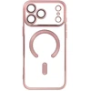 Dėklas Oem Case for iPhone 17 Pro Max / 18 Pro Max Electro Mag Cover compatible with MagSafe auksinis-rose