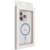 Dėklas Oem Case for iPhone 17 Pro Max / 18 Pro Max Drop Glue Colorful Ring Mag Cover compatible with MagSafe light mėlynas