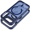 Dėklas Case for iPhone 17 Pro Max / 18 Pro Max Forcell F-Protect Smoke Hybrid Premium compatible with MagSafe navy mėlynas