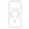 Dėklas Oem Case for iPhone 17 Pro Max / 18 Pro Max Drop Glue Colorful Ring Mag Cover compatible with MagSafe baltas