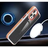 Dėklas Oem Case for iPhone 17 Pro Max / 18 Pro Max Fiber compatible with MagSafe oranžinis