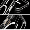 Oem Originalus „iPhone 17 Pro Max / 18 Pro Max“ skaidrus „Mag Cover Elite“ dėklas (STR / NEGELTONAS / SU KAMEROS VALDYMO MYGTUKU), suderinamas su „MagSafe“ permatomu dėklu.