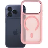 Dėklas Case for iPhone 17 Pro Max / 18 Pro Max Forcell F-Protect Smoke Hybrid Premium compatible with MagSafe pink