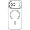 OEM dėklas, skirtas iPhone 17 Pro Max / 18 Pro Max, Electro Mag dangtelis, suderinamas su MagSafe, sidabrinis