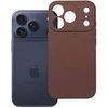 Dėklas Oem Case for iPhone 17 PRO Silicone Mag Cover compatible with MagSafe ruda