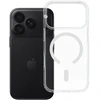 Oem dėklas, skirtas iPhone 18 Pro / 17 Pro Drop Glue Colorful Ring Mag Cover, suderinamas su MagSafe, baltas