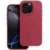 Dėklas Oem Case for iPhone 18 Pro / 17 Pro Frame Mag Cover compatible with MagSafe dark cherry