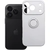Oem Case for iPhone 18 Pro / 17 Pro Silicone Ring sidabrinis