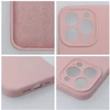 Oem dėklas iPhone 18 Pro Max / 17 Pro Max silikoninis 2mm (didelė kiaurymė) pudros rožinės spalvos