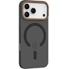 Dėklas Oem Case for iPhone 17 AIR Go Oranžinis compatible with MagSafe juodas