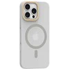 Dėklas Oem Case for iPhone 17 PRO Go Oranžinis compatible with MagSafe transparent