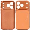 Oem Originalus „iPhone 14“ ir „17“ dėklas, suderinamas su „MagSafe“ ir oranžinis