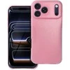 OEM dėklas, skirtas „iPhone 17 Pro Max / 18 Pro Max“ (žemas kameros kraštas), skaidrus, 2 mm, mirksinčios rožinės spalvos