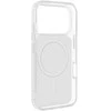 Dėklas 4Kom Oem Case for iPhone 16 PRO Clear Fusion Mag Cover compatible with MagSafe baltas