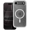 Dėklas Oem Case for iPhone 17 AIR Clear Mag Cover (STR / CAMERA PROTECTION) compatible with MagSafe transparent glitter
