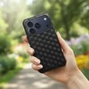 OEM atverčiamas dėklas iPhone 17 / 18 Cubic Book juodas