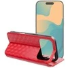 Dėklas Oem Flip case for iPhone 17 Cubic Book red