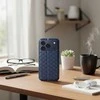 OEM atverčiamas dėklas iPhone 17 PRO MAX / 18 PRO MAX Cubic Book mėlynas
