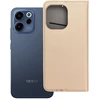 OEM atverčiamas dėklas Oppo Reno 15 Smart Case Book auksinis