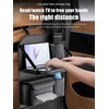 Oem Foldable Automobilio organaizeris for front seats with compartments D03-B juodos spalvos