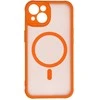 Dėklas Oem Case for iPhone 14 Full Matte Mag Cover compatible with MagSafe oranžinis