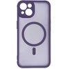 Dėklas Oem Case for iPhone 13 Full Matte Mag Cover compatible with MagSafe violetinė