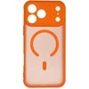 OEM dėklas, skirtas iPhone 17 PRO MAX, visiškai matinis, suderinamas su MagSafe, oranžinis