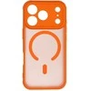 Dėklas Oem Case for iPhone 17 PRO Full Matte Mag Cover compatible with MagSafe oranžinis