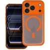 OEM dėklas, skirtas iPhone 16 PRO MAX, visiškai matinis, MagSafe, oranžinis