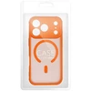 OEM dėklas, skirtas iPhone 11, visiškai matinis, MagSafe, oranžinis