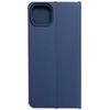 Dėklas Oem LUNA Book Carbon for IPHONE 14 Plus mėlynas