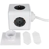 Oem Power strip cube 5 sockets max 3680W with 1,4m power cable E03 baltas
