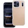 OEM dėklas, skirtas iPhone 17 Pro Max / 18 Pro Max (žemas kameros kraštas), blizgus auksinis