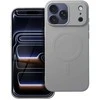 OEM dėklas, skirtas „iPhone 17 Pro Max / 18 Pro Max“ (žemas kameros kraštas), silikoninis „MagSafe“ dėklas (didelė skylė), titanas