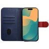 Dėklas Oem Flip case for iPhone 17 Split Book navy and red