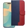 Dėklas Oem Flip case for iPhone 17 PRO Split Book navy and red