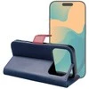 Dėklas Oem Flip case for iPhone 17 PRO Split Book navy and red